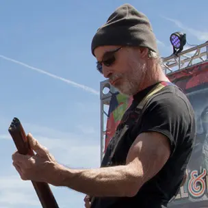 Chris Lushington, bass player for LushCattPark